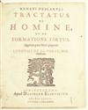 DESCARTES, RENÉ. Tractatus de homine et de formatione foetus. 1677